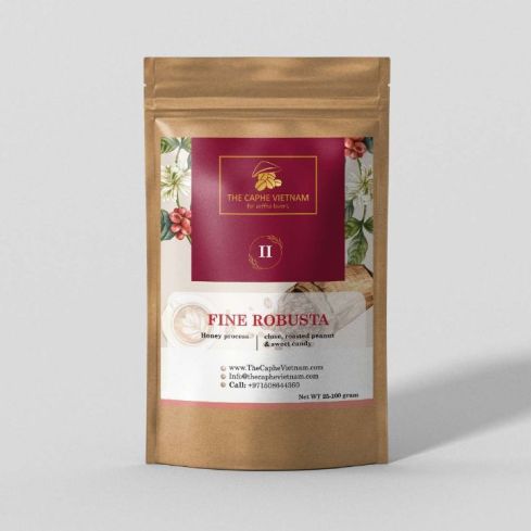 The Caphe Vietnam Fine Robusta (Honey Process) - Whole Beans 100g