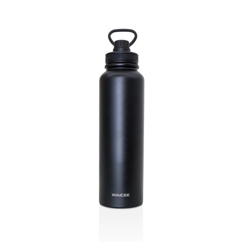 Waicee Stoutt Black Water Bottle - Stainless Steel & Vacuum Insulated - 1500ml