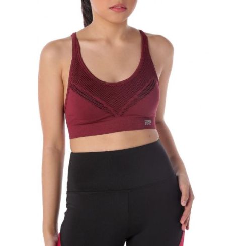 Marika Skylar Sport Bra Tawny Port