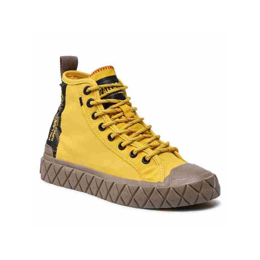 Palladium Pallaace Supply Mid Super Lemon Shoes