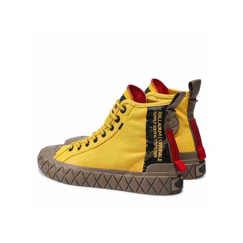Palladium Pallaace Supply Mid Super Lemon Shoes