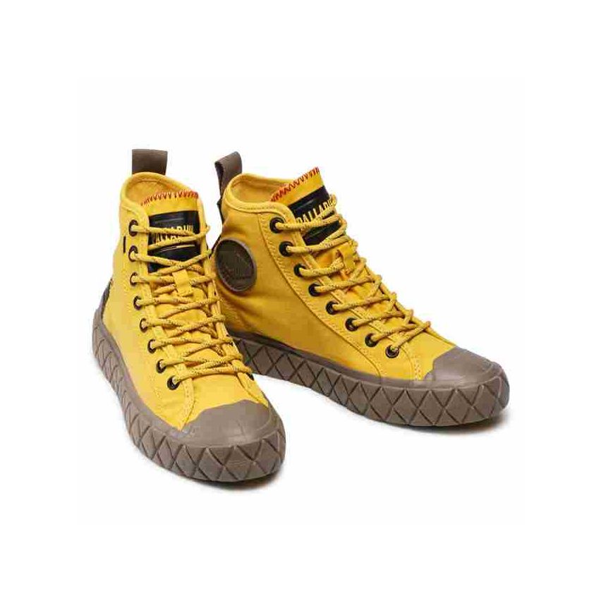 Palladium Pallaace Supply Mid Super Lemon Shoes