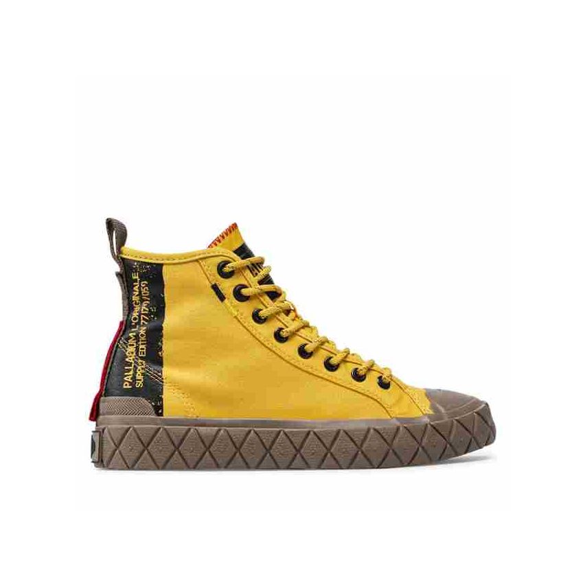 Palladium Pallaace Supply Mid Super Lemon Shoes