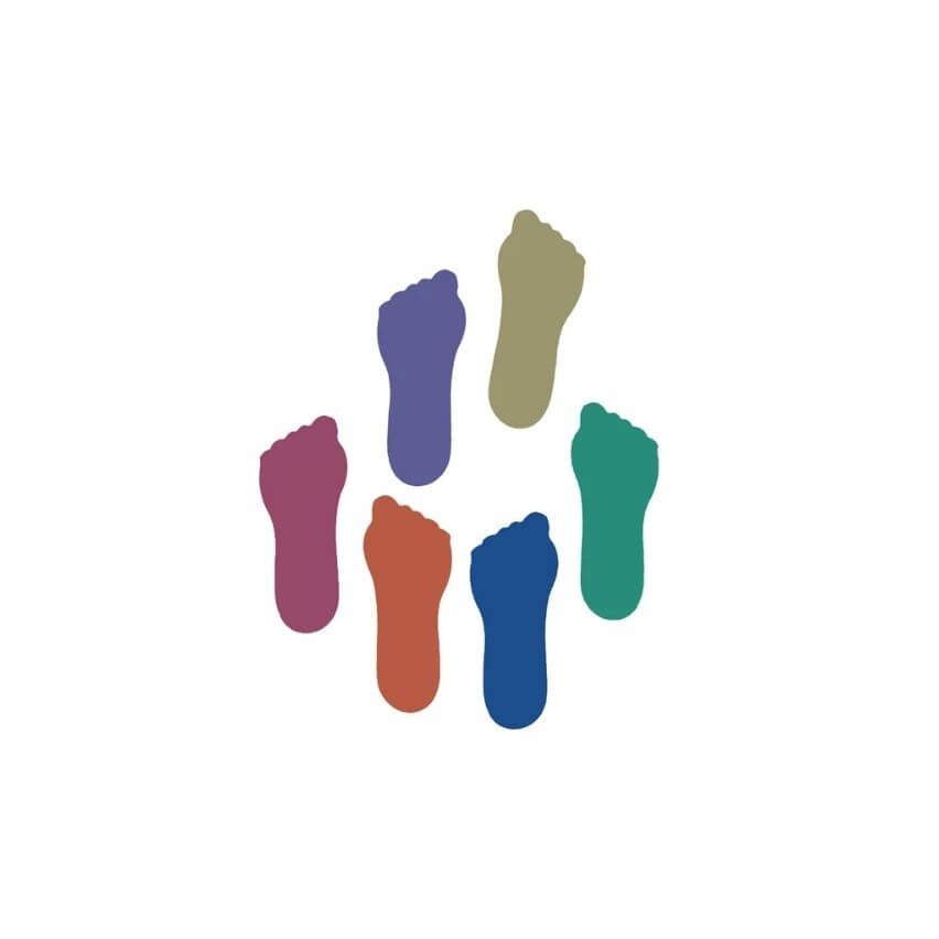 Dawson Sports Floor Marker - Feet (Pack of 12)