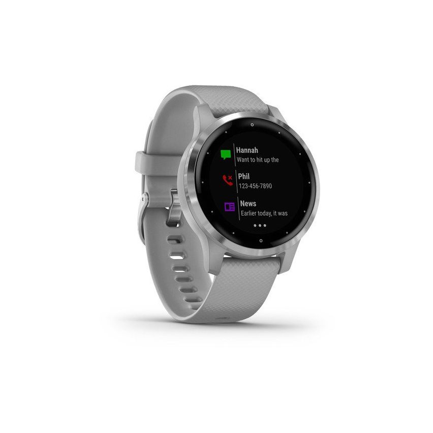 Garmin Vívoactive 4s 40mm Powder Grey With Silver Hardware