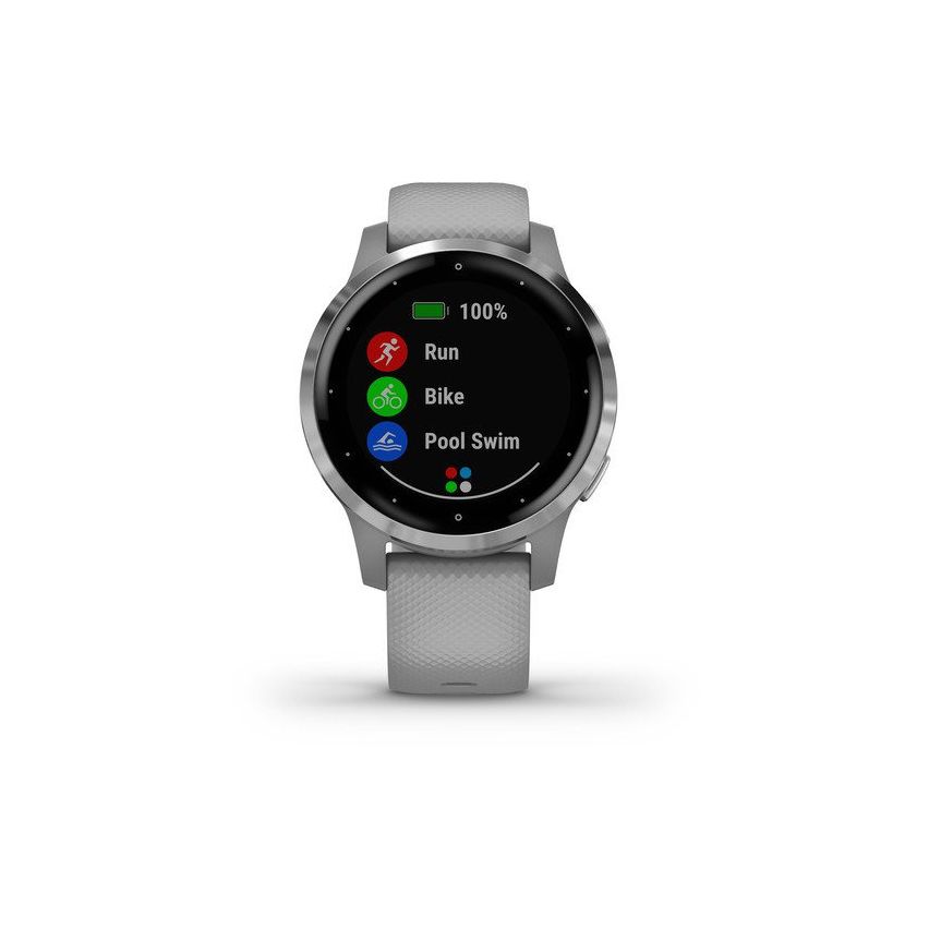 Garmin Vívoactive 4s 40mm Powder Grey With Silver Hardware