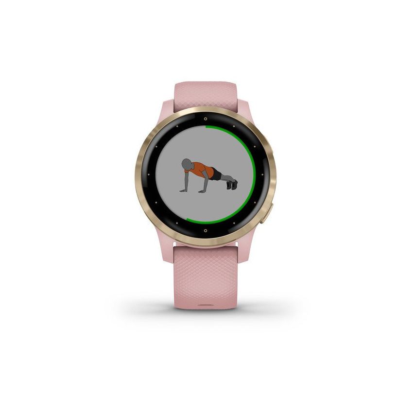 Garmin Vívoactive 4s 40mm Dust Rose With Light Gold Hardware