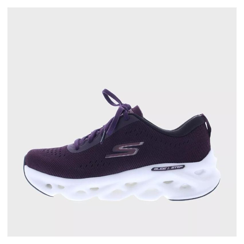 Skechers Go Run Glide Step Hyper Shoes In Burgundi