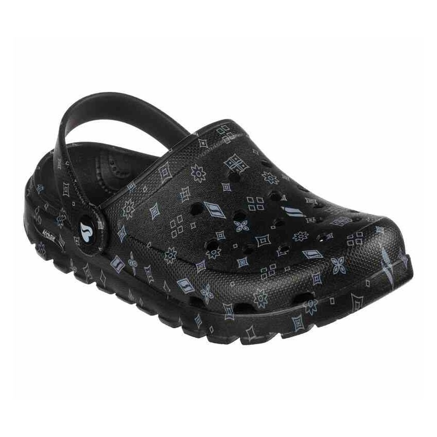 Skechers Women Arch Fit Footsteps Cali Shoes Black White