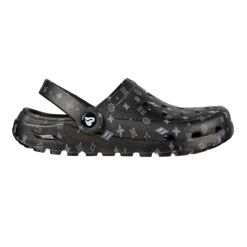 Skechers Women Arch Fit Footsteps Cali Shoes Black White