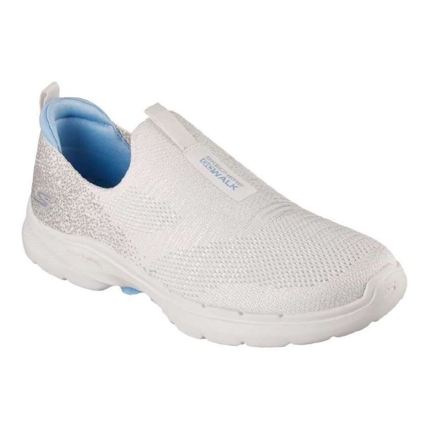 Skechers Women Go Walk 6 Natural/Blue