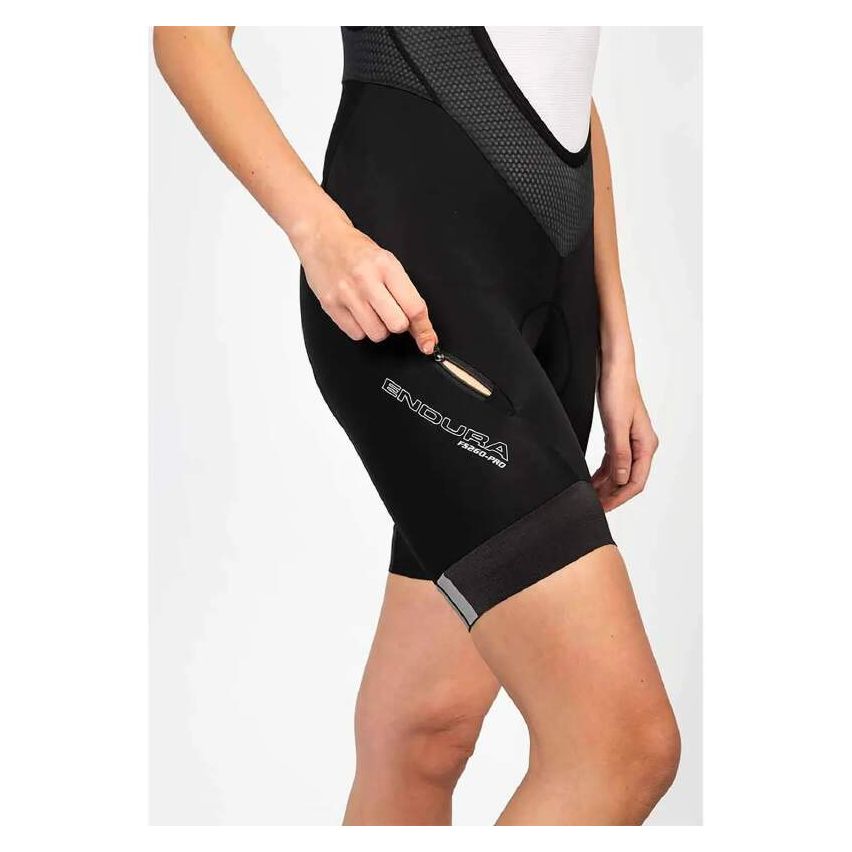 Endura Women's Pro Bibshort DS -Black