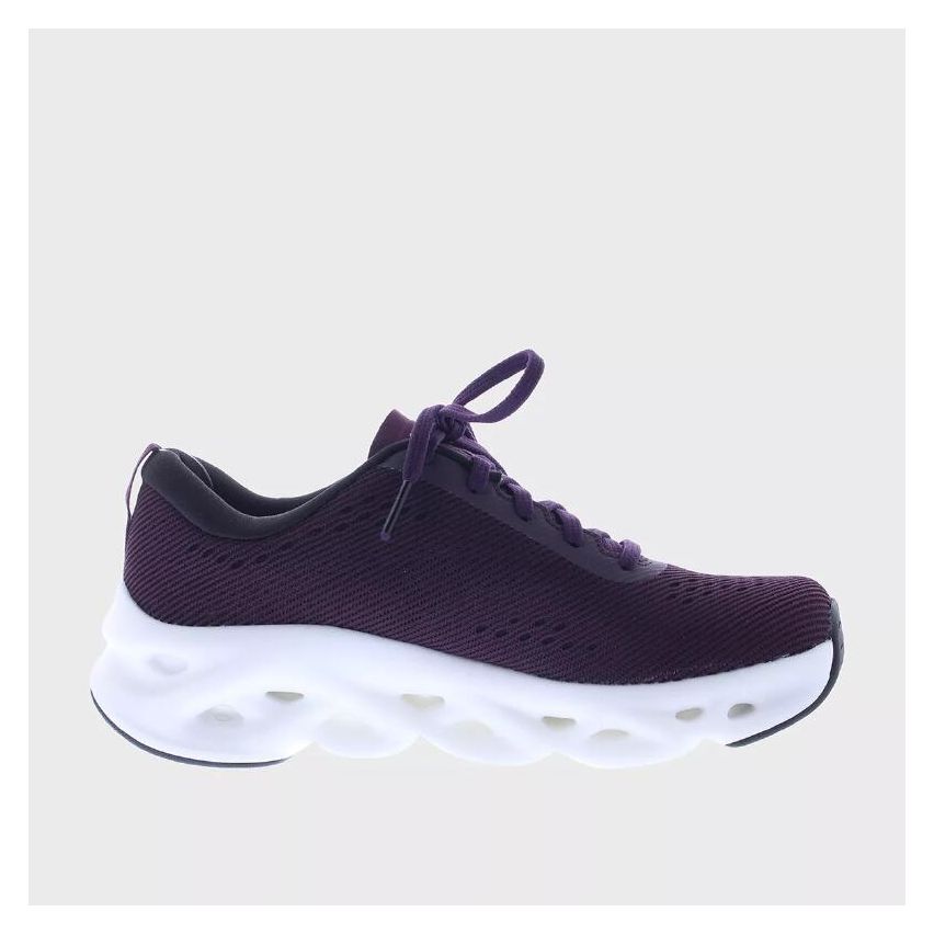 Skechers Go Run Glide Step Hyper Shoes In Burgundi