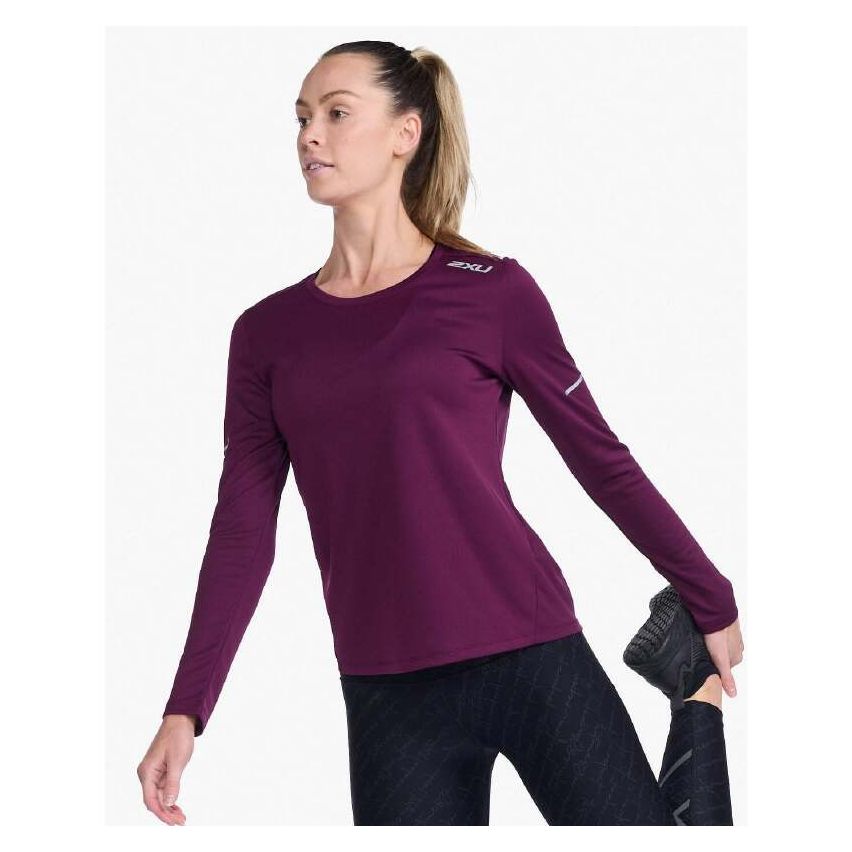 2XU Women's Aero Long Sleeve T-shirt -Purple 