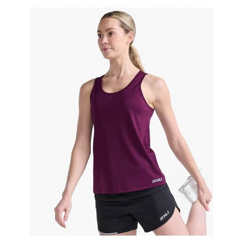 2XU Women's Aero  Sleeveless T-shirt-Purple 