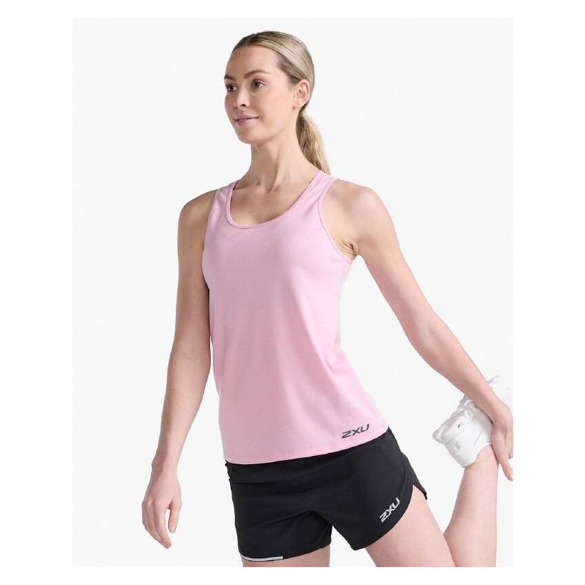 2XU Women's Aero  Sleeveless T-shirt-Pink