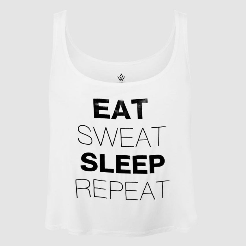 Workout Empire -Women's  Mosaic Slogan Tank