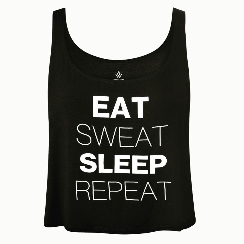 Workout Empire -Women's  Mosaic Slogan Tank