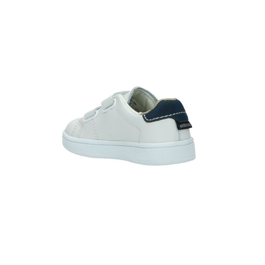 Pepe Jeans Kids Murray Velcro White Sneakers -Boys