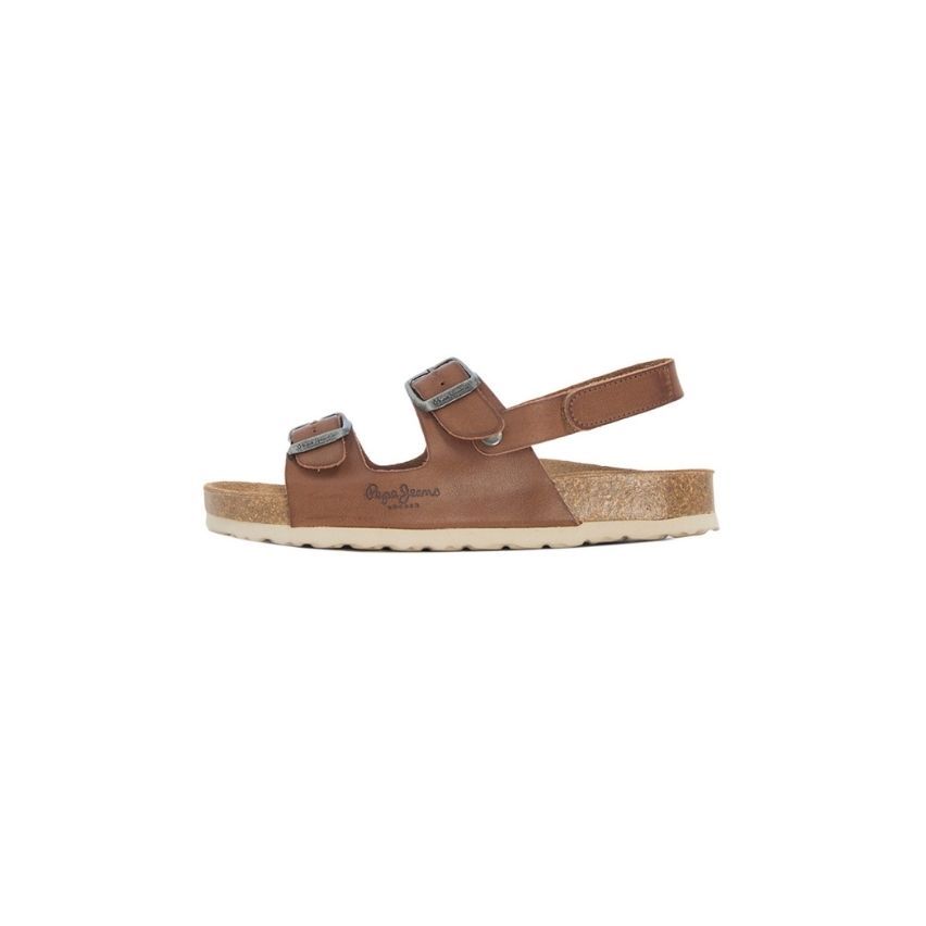 Pepe Jeans Kids Bio Vaquetta Nut brown Sandals- Boys & Girls, Size 38