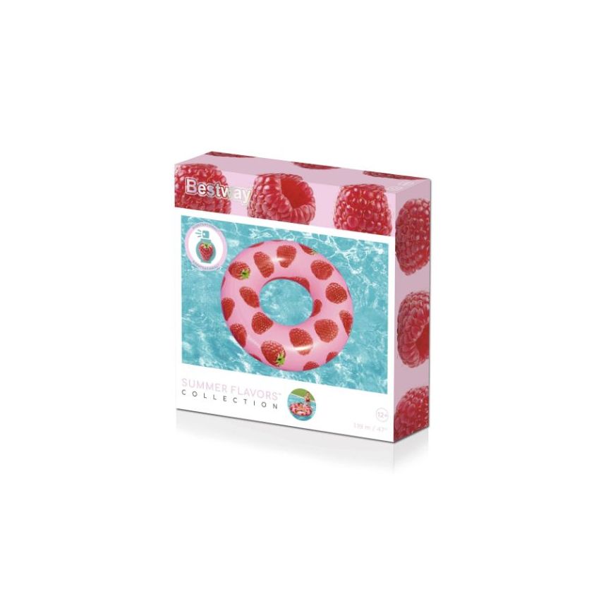 Bestway Scentsation Raspberry Swimring 119cm