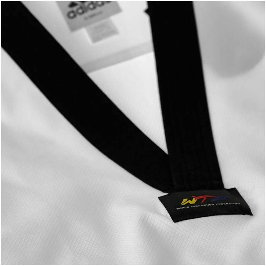 Adidas Adi Flex II Taekwondo Uniform - White/Black