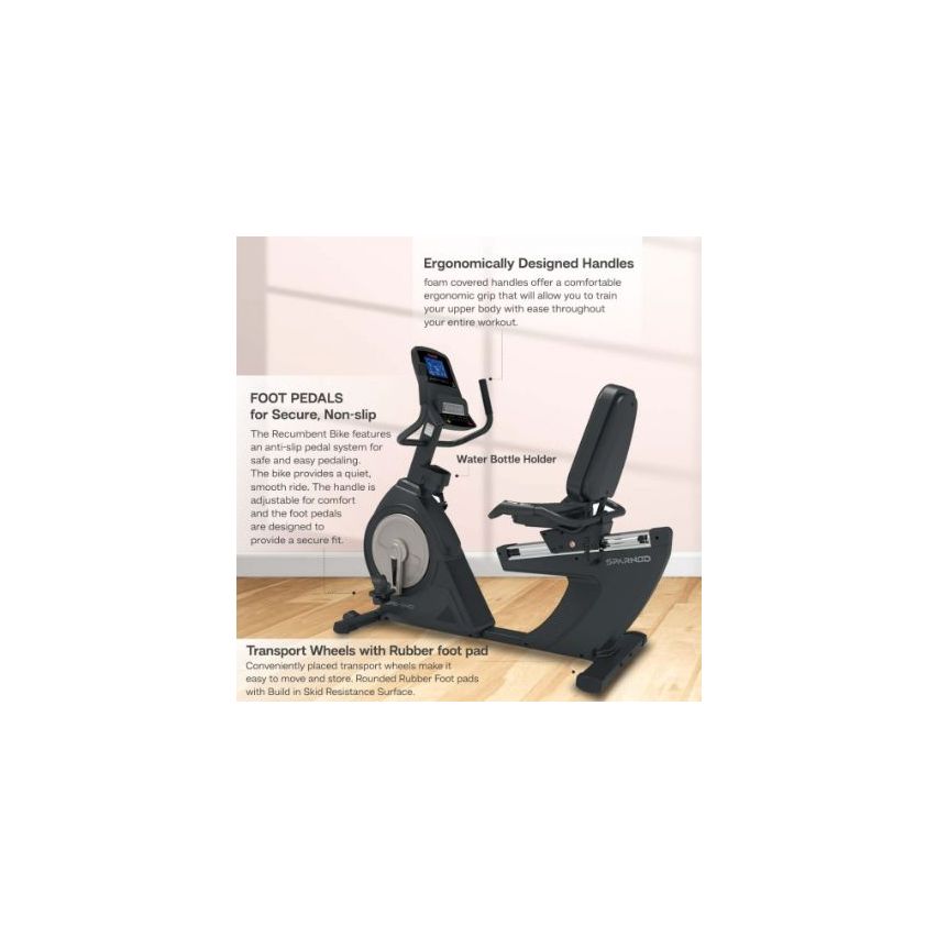 Sparnod Fitness SRB-340 Commercial Recumbent Bike