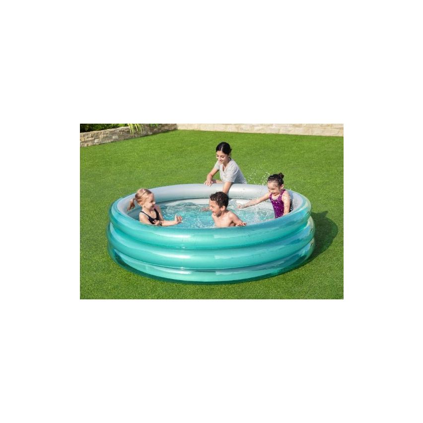 Bestway Big Metallic 3-ring Pool 201x53cm