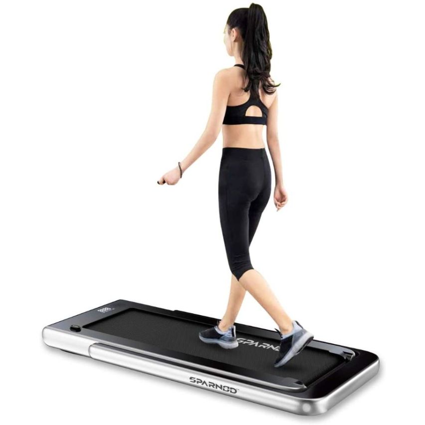 Sparnod Fitness (2.25 Hp Dc Motor) Digital Display, Bluetooth, Mobile Holder Treadmill