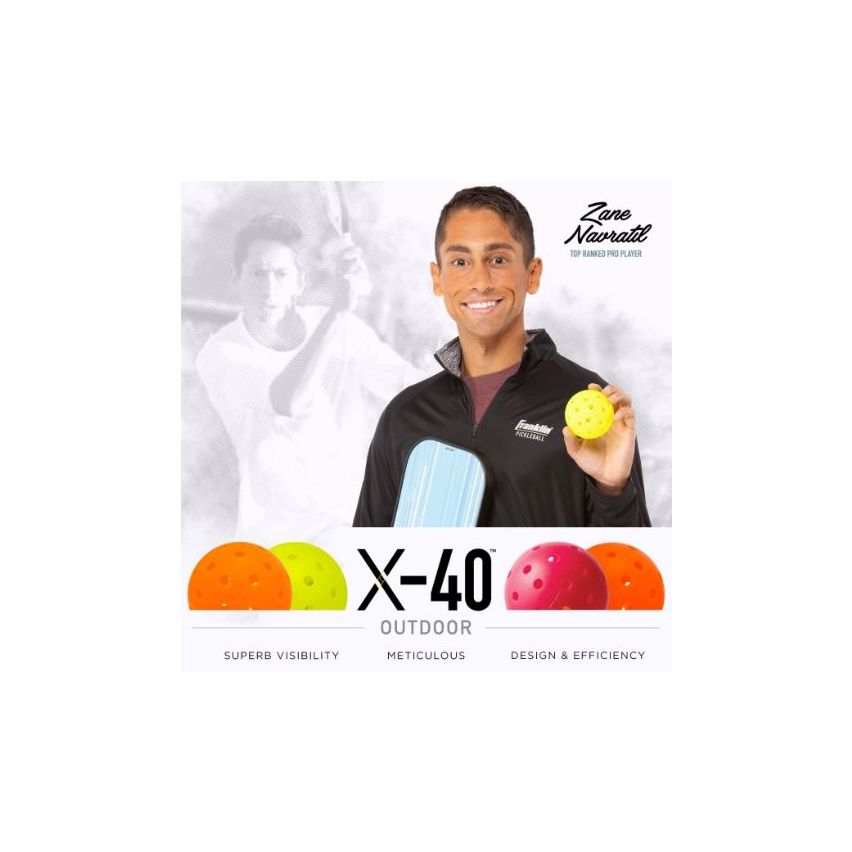 Franklin Pickleballs - X-40 Outdoor - 3 Pack