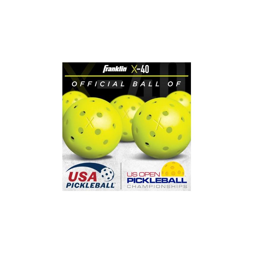 Franklin Pickleballs - X-40 Outdoor - 3 Pack