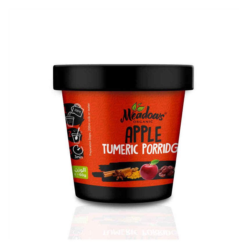 Meadows Apple Tumeric Porridge 60g