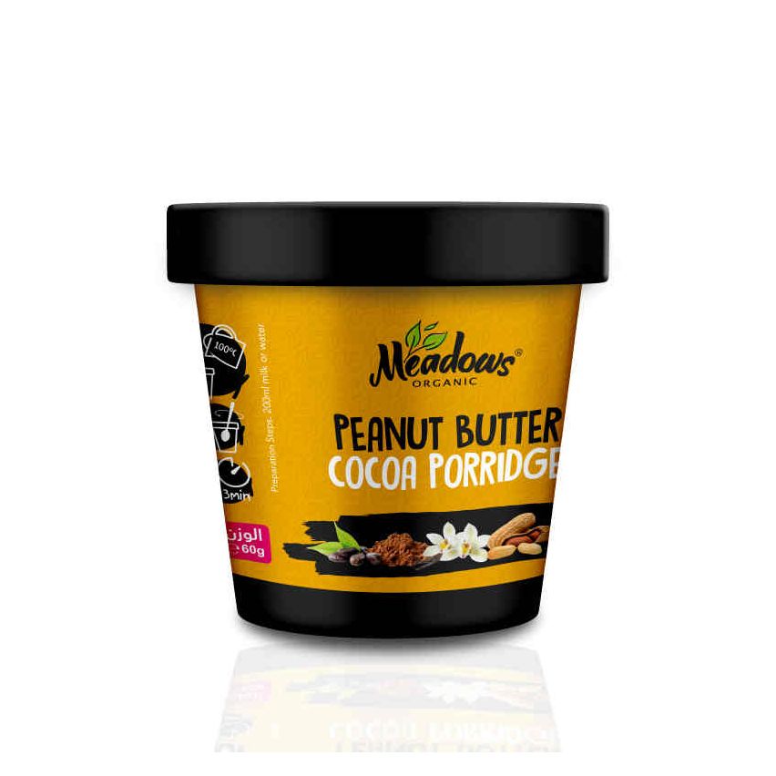 Meadows Peanut Butter Cocoa Porridge 60g