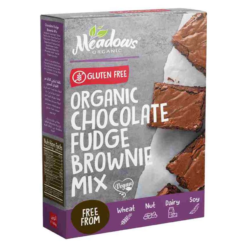 Meadows Organic and Gluten free Chocolate Fudge Brownie Mix