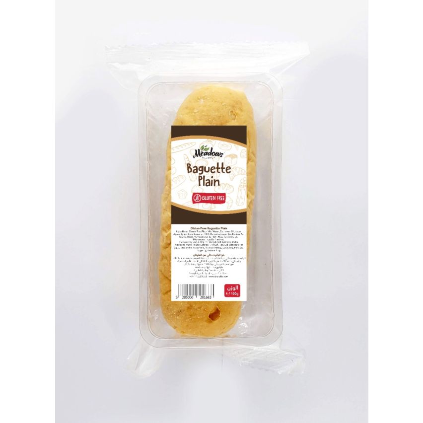 Meadows Gluten Free Baguette Plain 100g