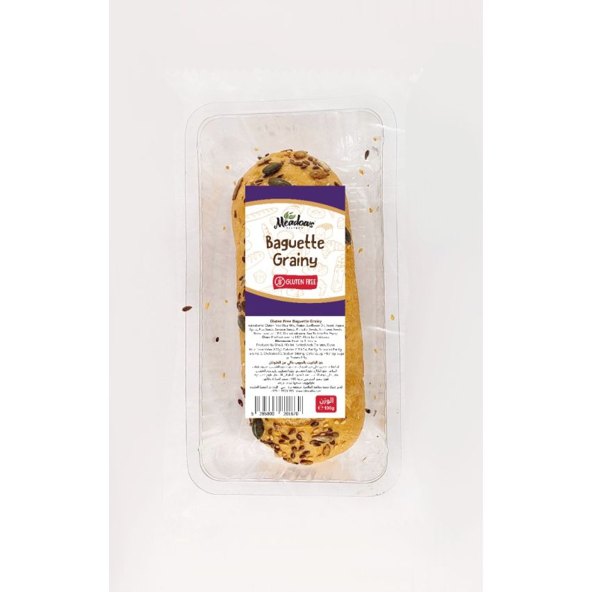 Meadows Gluten Free Baguette Grainy 100g