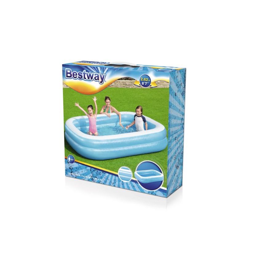 Bestway Pool Rectangular Blue 262x175x51cm