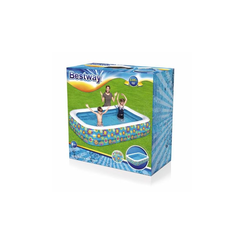 Bestway Pool Happy Flora Kids 305x183x56cm