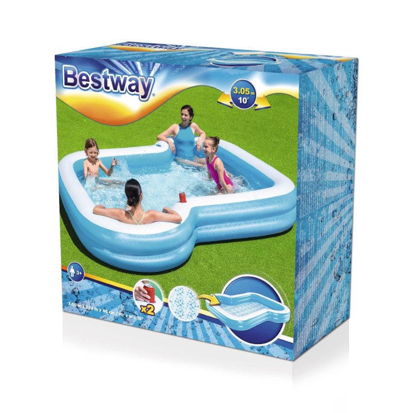 Bestway Family Pool Sunsational 305x274x46cm