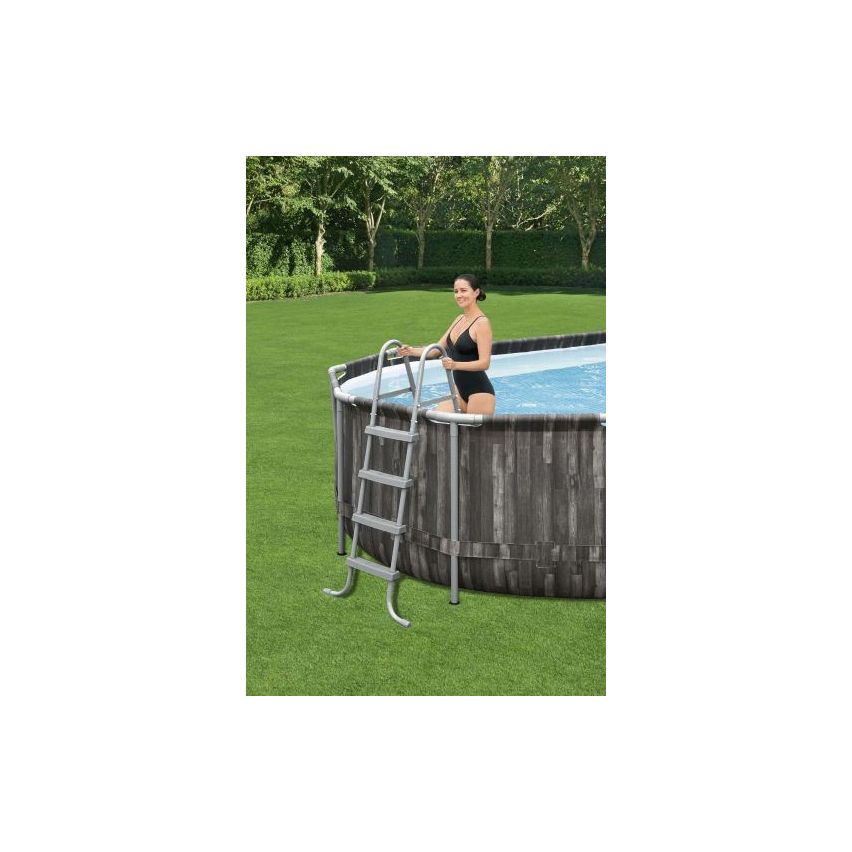 Bestway Poolset Powersteel Oval 610x366x122cm