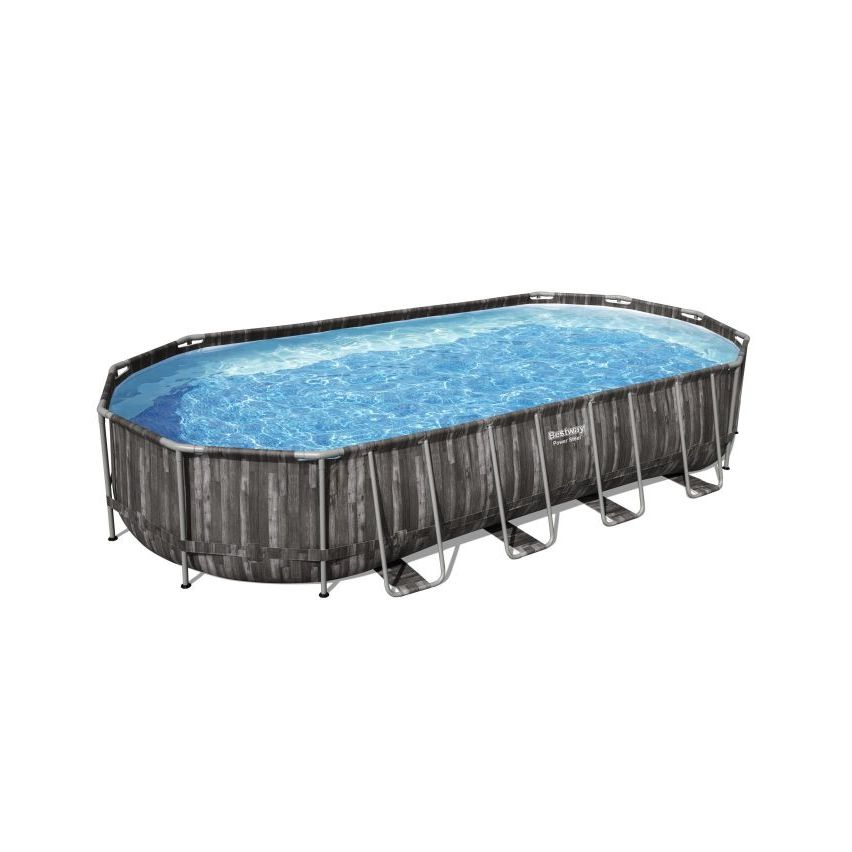 Bestway Powersteel Poolset Oval 732x366x122cm