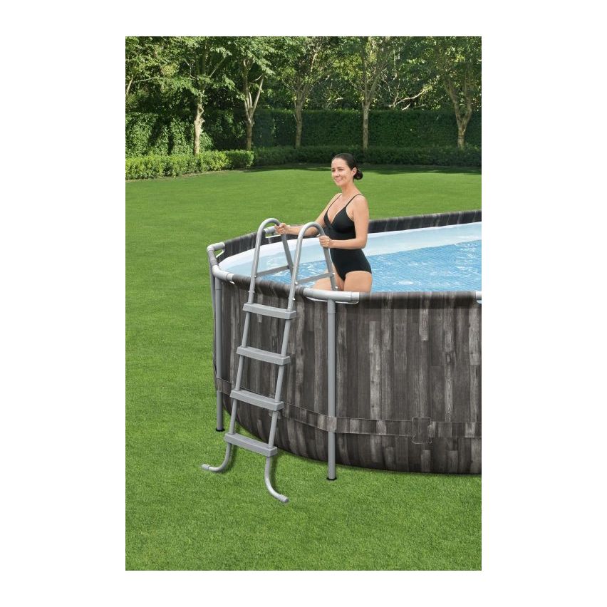 Bestway Powersteel Poolset Oval 732x366x122cm