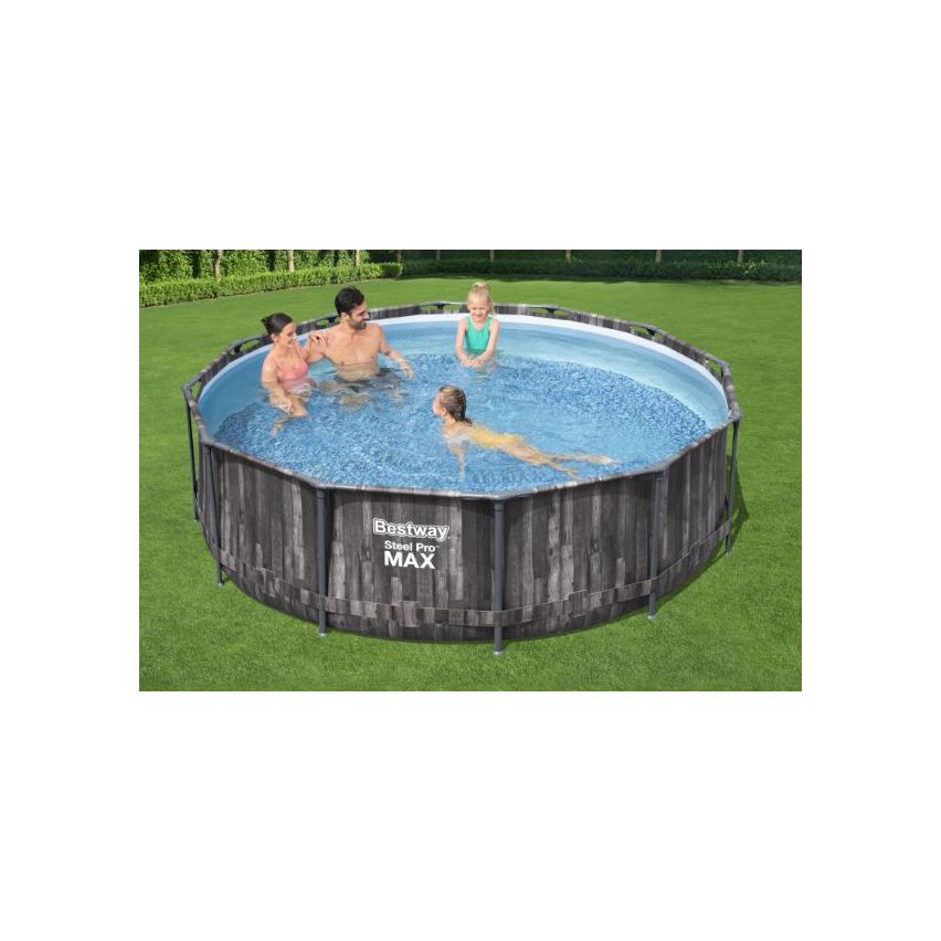 Bestway Poolset Steelpro Max Black 366x100cm