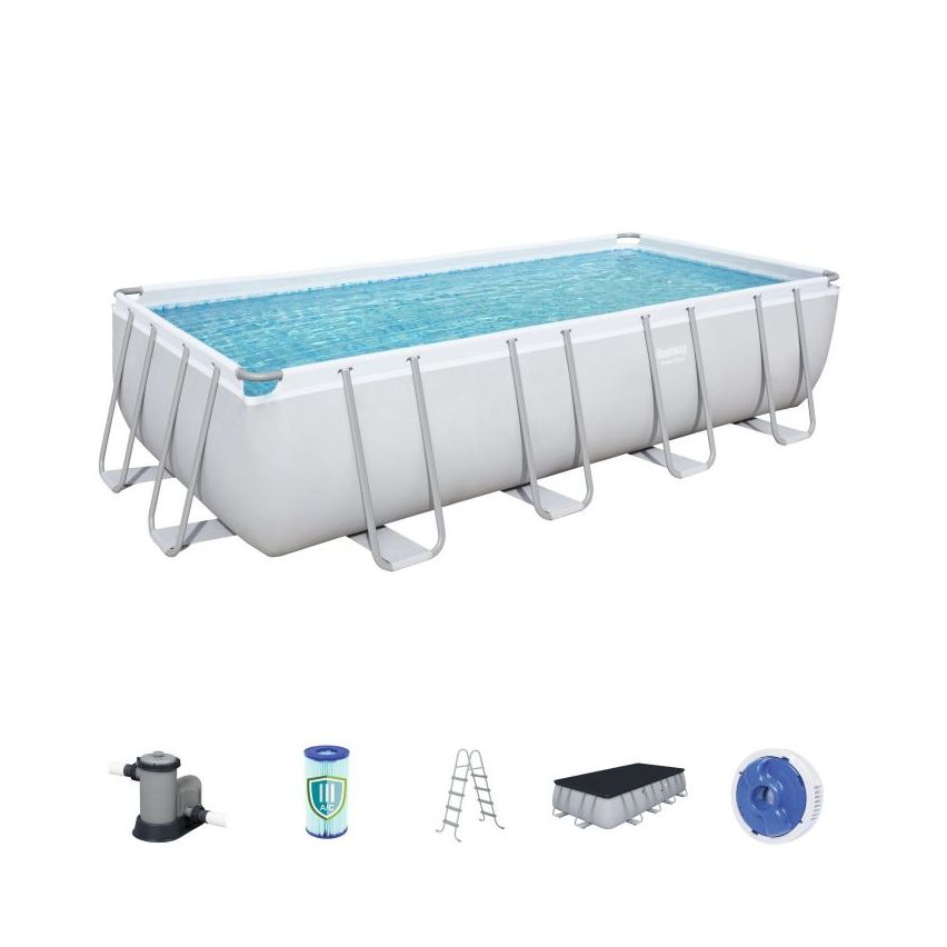 Bestway Pool Set Rectangular 549x274x122cm