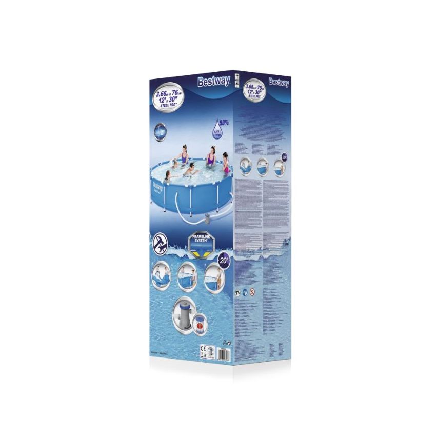 Bestway Poolset Steelpro 366x76cm