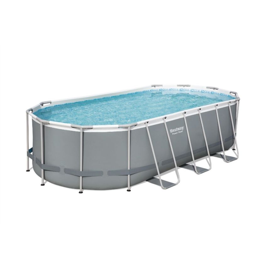 Bestway Pool set Power Steel Oval 549x274x122 cm