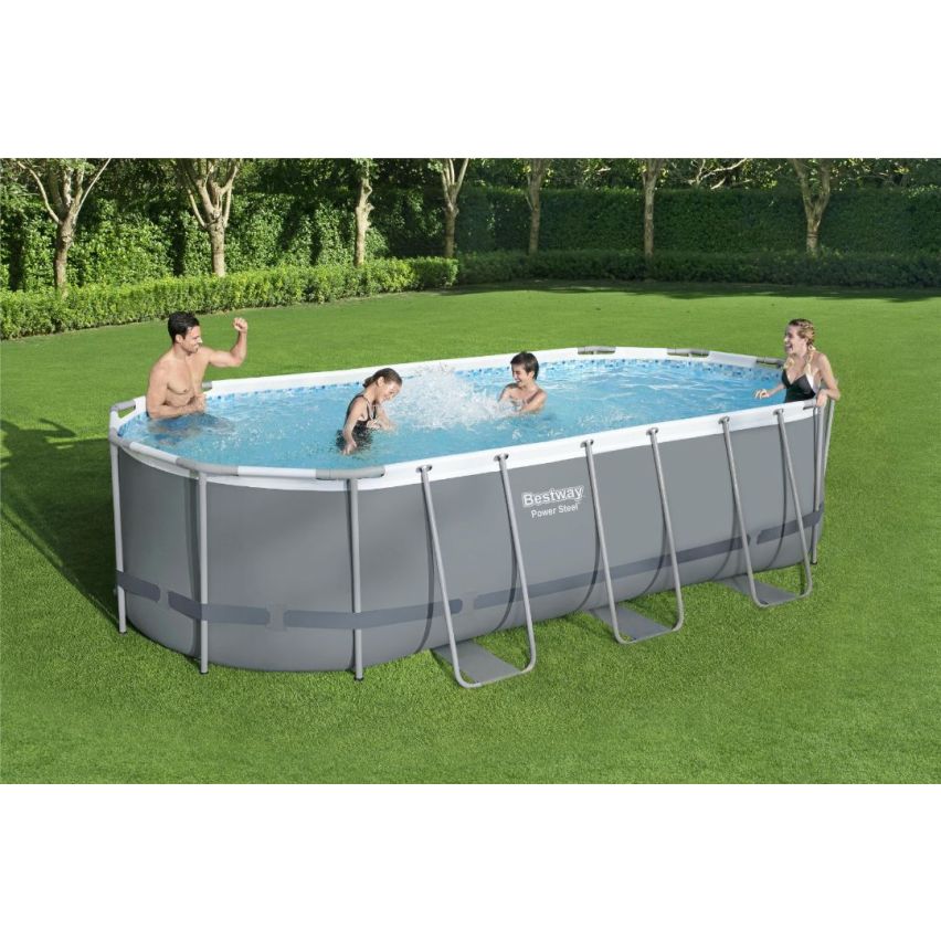 Bestway Pool set Power Steel Oval 549x274x122 cm