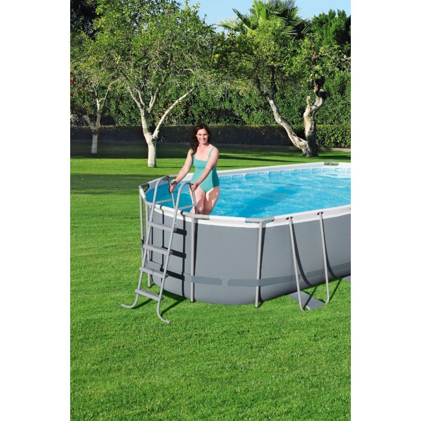 Bestway Pool set Power Steel Oval 549x274x122 cm