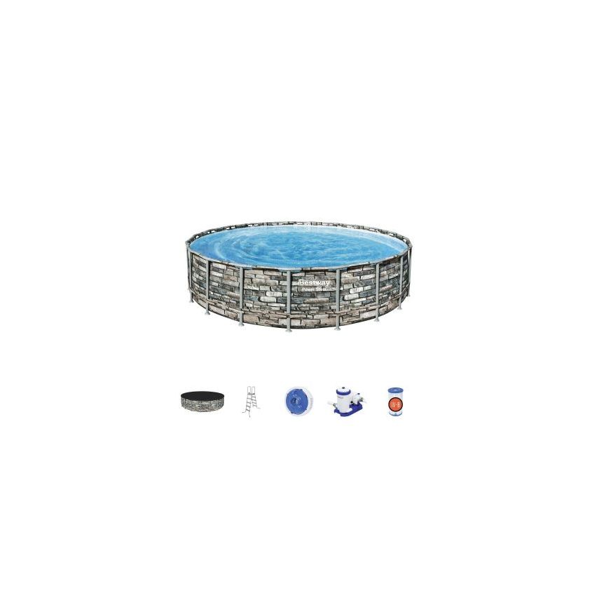 Bestway Pool Set Powersteel 610x132 cm