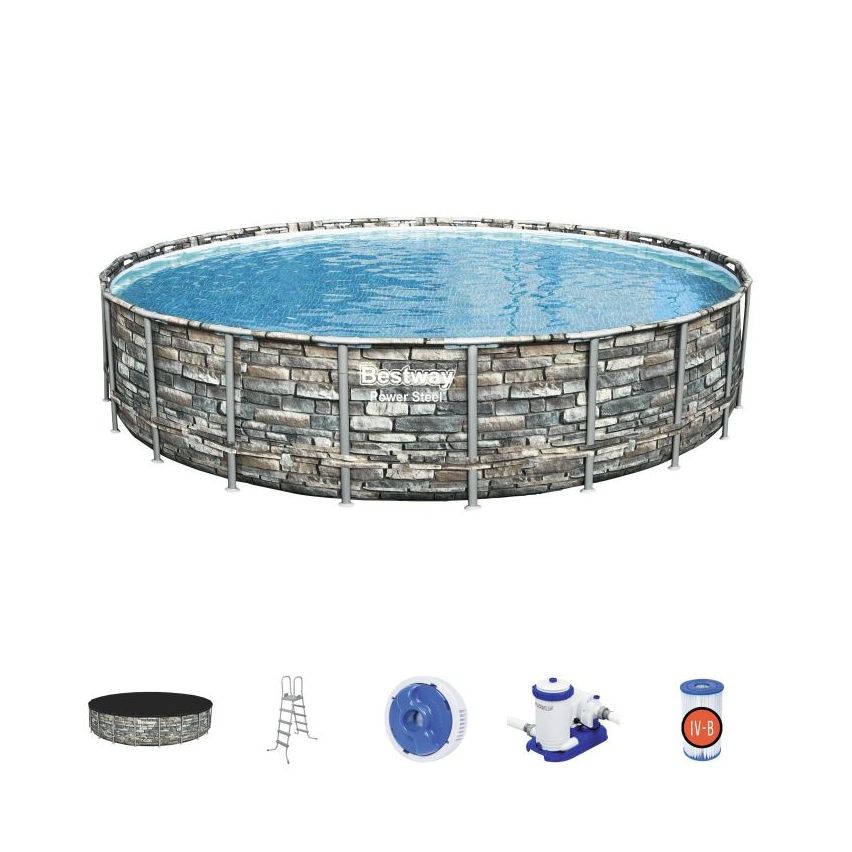 Bestway Pool Set Powersteel 671x132 cm